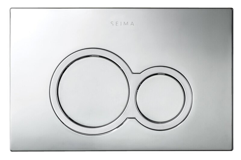 Seima Series 100 Round Flush Buttons Chrome