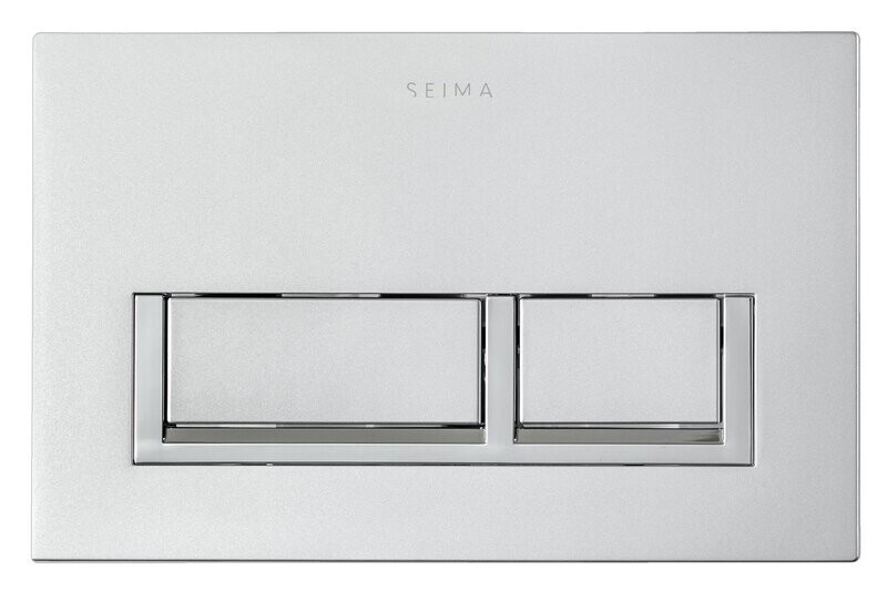 Seima Series 400 Rectangular Flush Buttons Satin