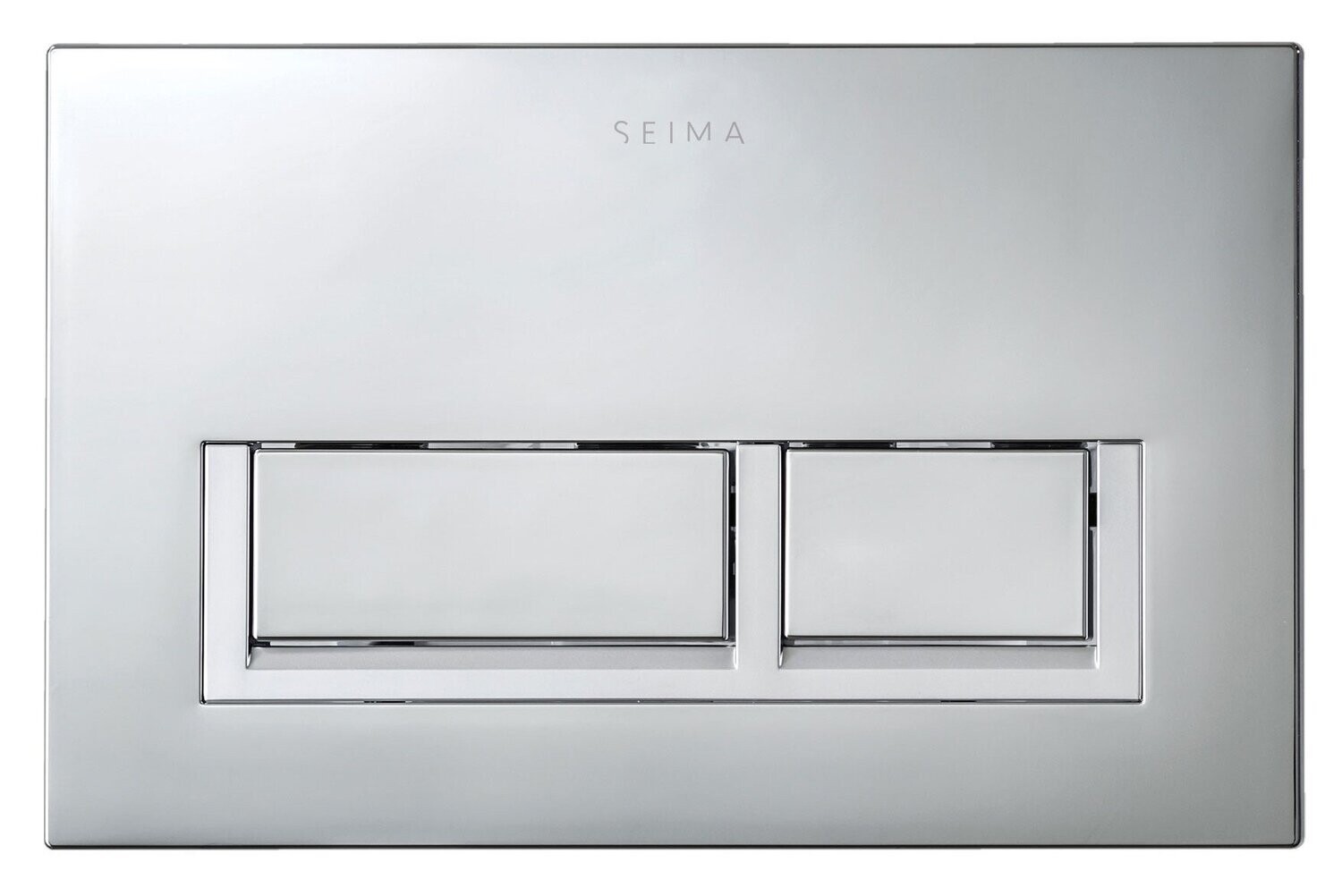 Seima Series 400 Rectangular Flush Buttons Chrome