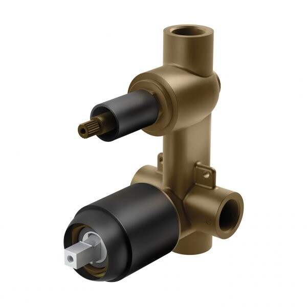 Builders Shower Diverter Mixer Body Only Matte Black