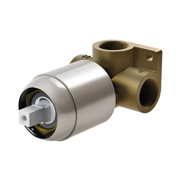 Builders Shower Mixer Body Brushed Nickel