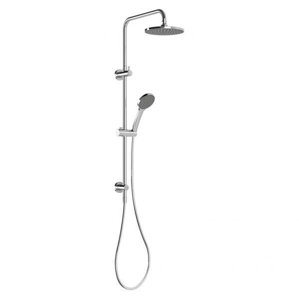 Pina Twin Rail Shower Chrome