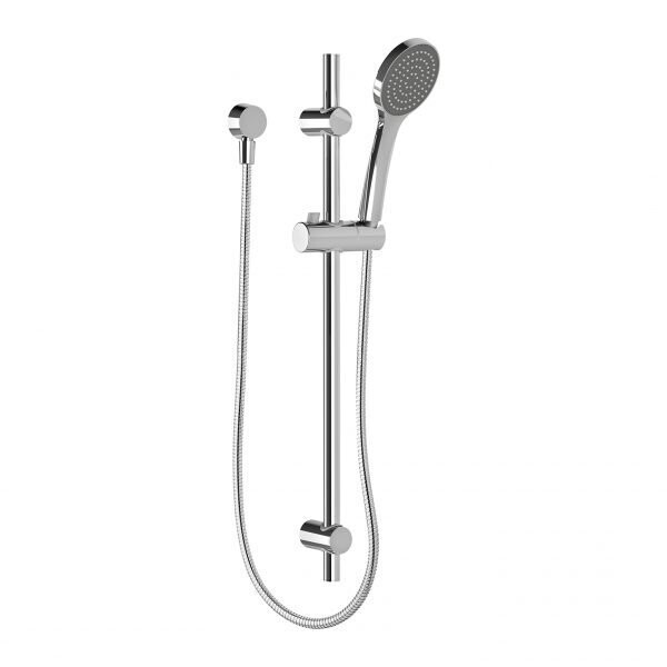 Pina Round Rail Shower Chrome