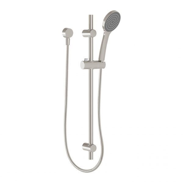 Pina Round Rail Shower Brushed Nickel