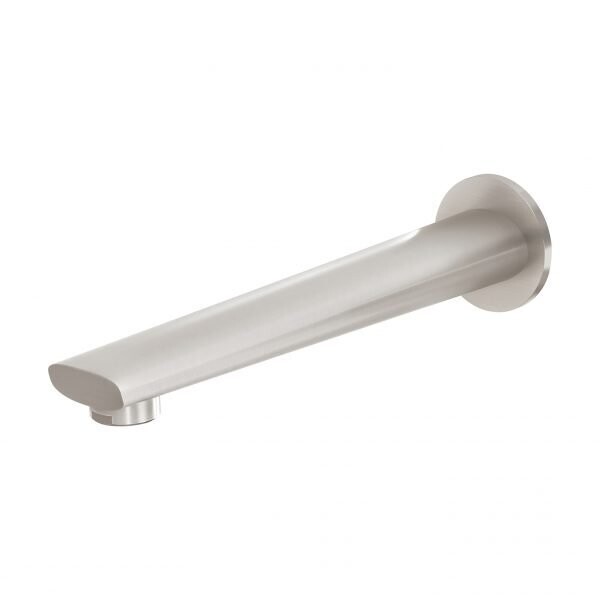Arlo Wall Bath Outlet 200mm Brushed Nickel