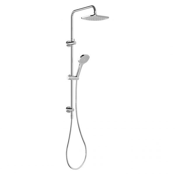 Teva Twin Rail Shower Chrome