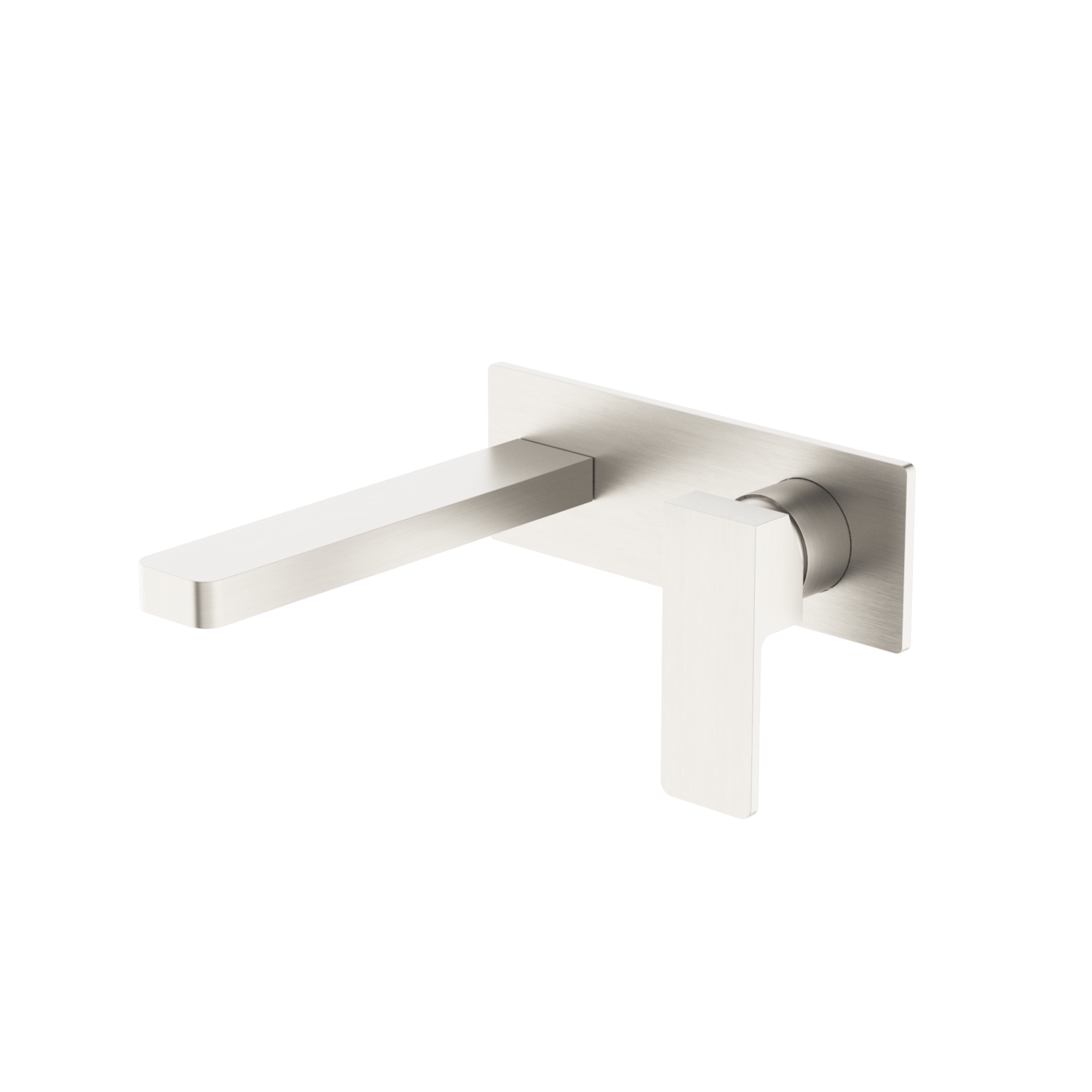 Celia Wall Basin Mixer Brushed Nickel