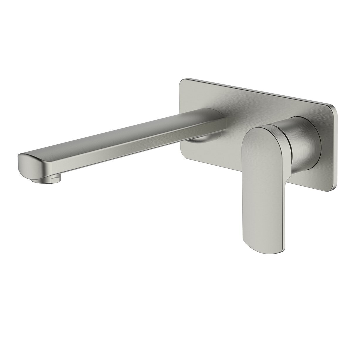 Corban Wall Basin Mixer Brushed Nickel