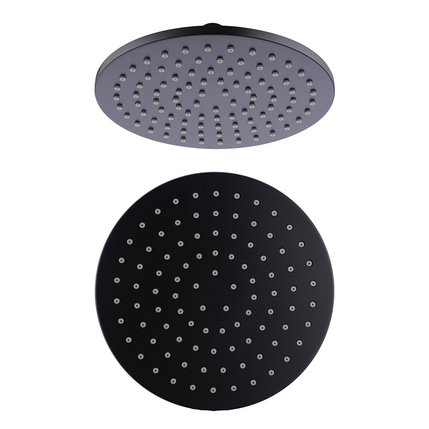 Nova Round Shower Head 250mm Matte Black