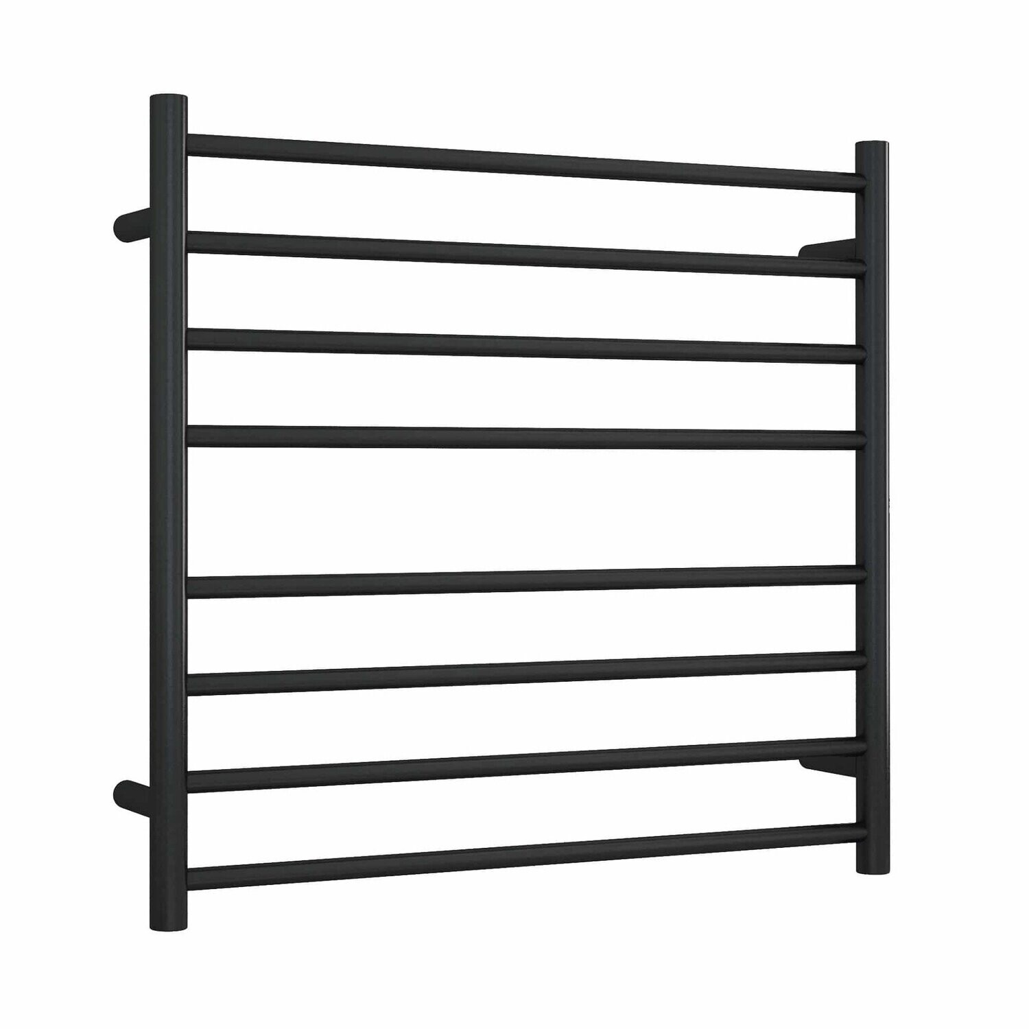 Heated Towel Rail - Straight Round Matte Black SR33MB
