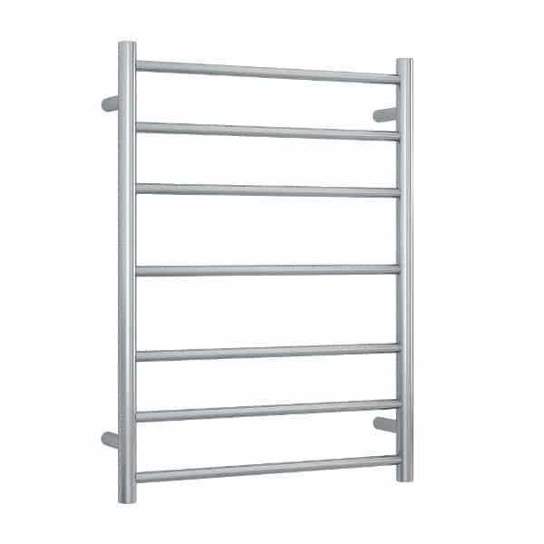 Heated Towel Rail - Straight Round Brushed SRB44M