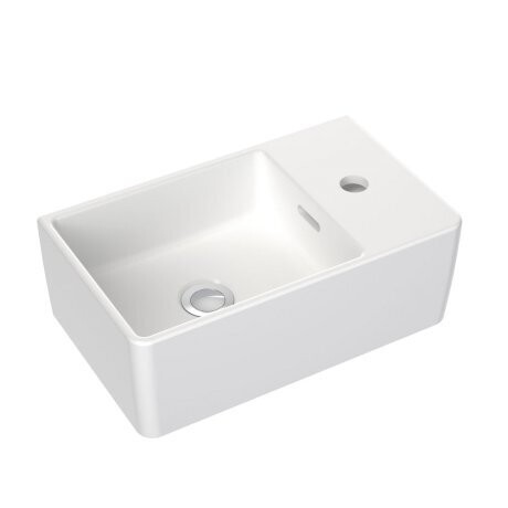 Clark Rectangle Hand Wall Basin One Tap Hole
