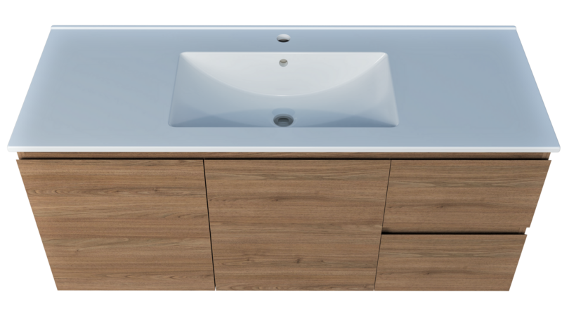 Harmony 1200mm Wall Hung Vanity with 2 Drawers