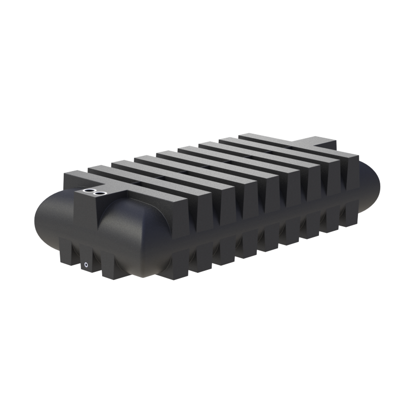 Melro Under Deck 3000L Water Tank Black