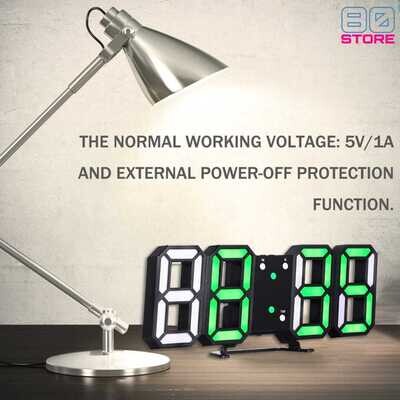 3D LED Digital Clock