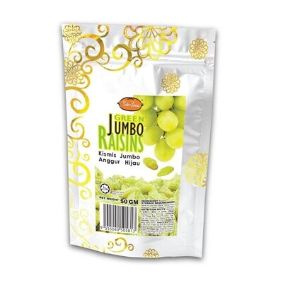 Date-Licious Green Jumbo Raisins 50gm Pack