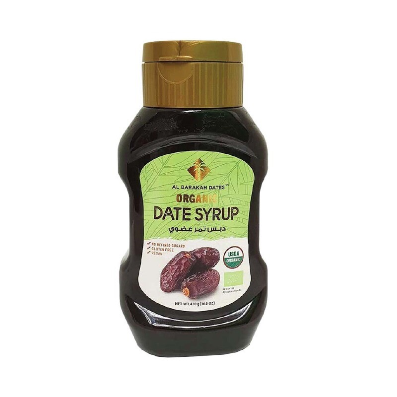 Al-Barakah Organic Dates Syrup Flip Bottle 470gm