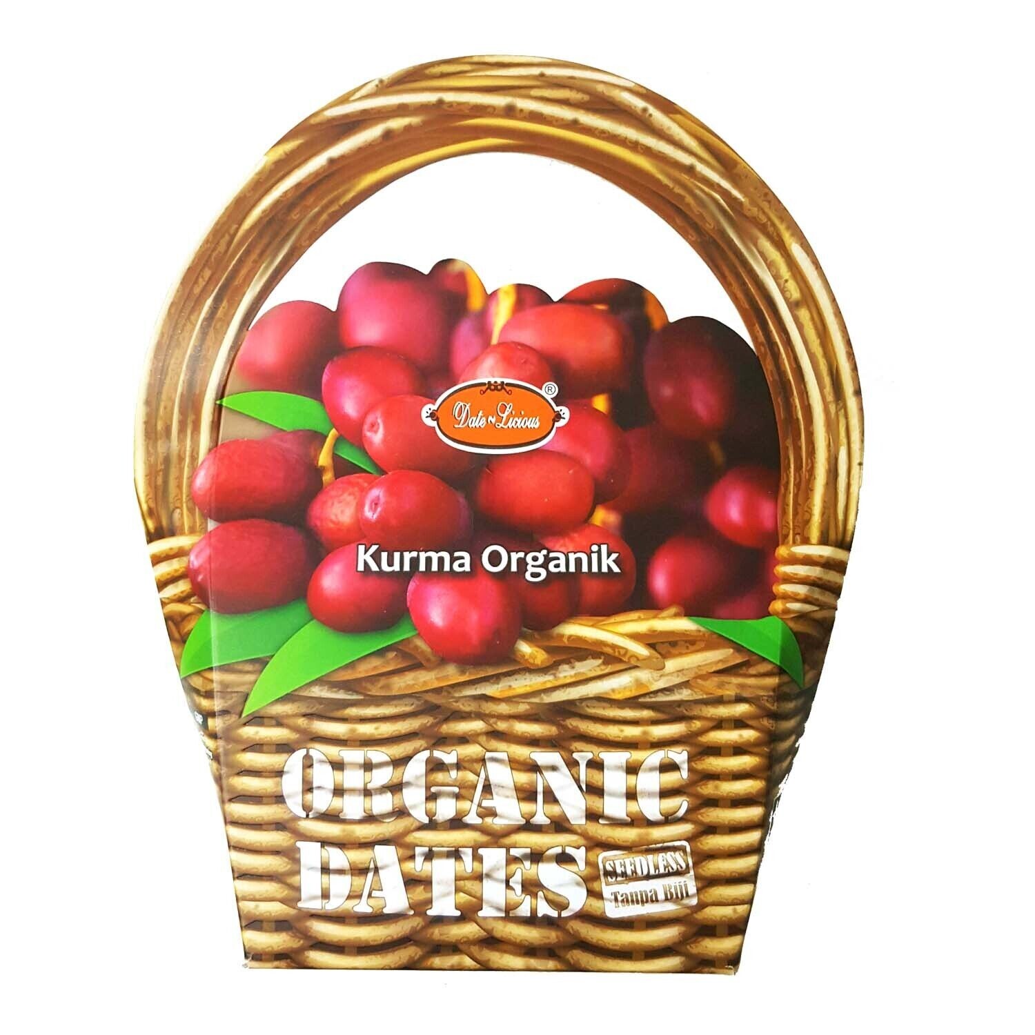 Date-Licious Organic Seedless Dates Basket 400gm