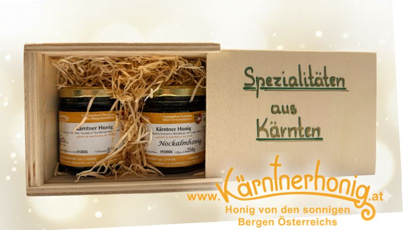 Honiggenuss- Holzkasterl 2er