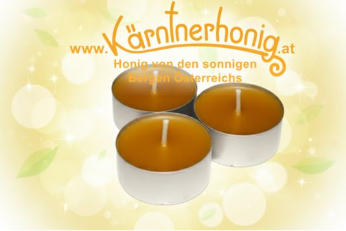 Teelichter aus reinem Bienenwachs