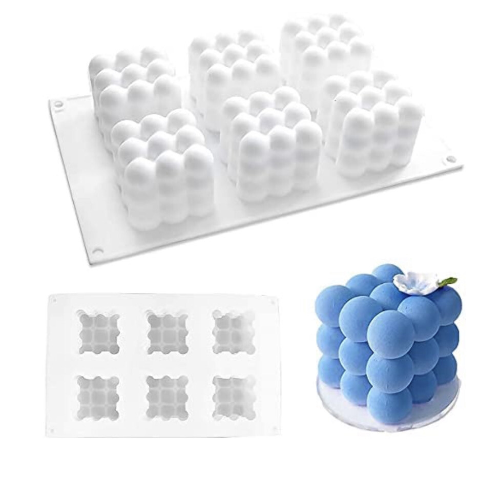 Bubble Candle Mould 6pcs