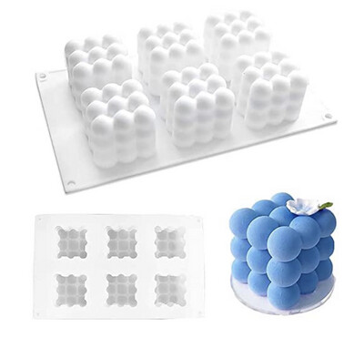Bubble Candle Mould 6pcs