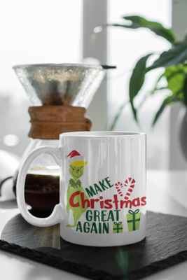 Make Christmas Great Grinch Cup