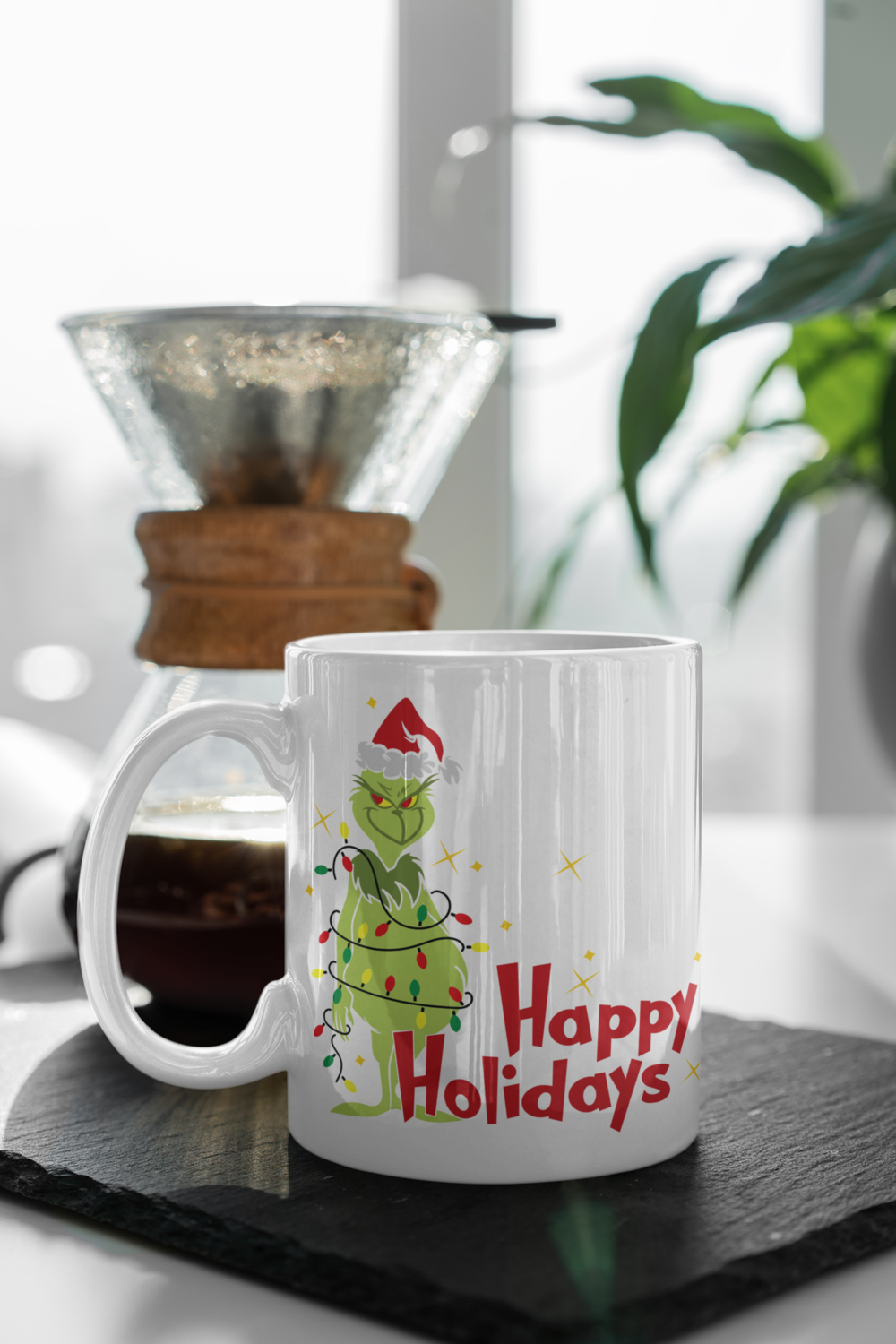 Happy Holidays 2 Grinch Cup