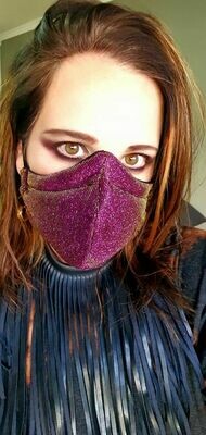 Glitter Purple Mask Glitter Purple Mask