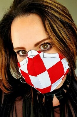 Red Block Mask Red Block Mask