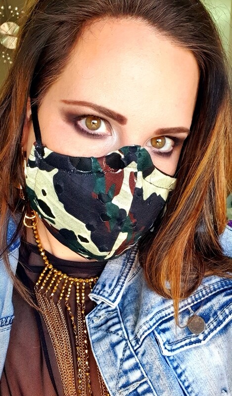 Ripped Camo Mask