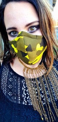 Yellow Camo Mask