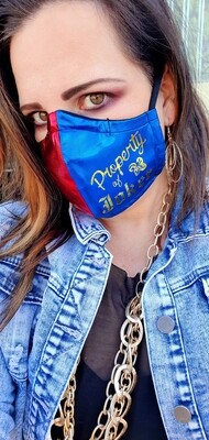 Property of Joker Metallic Mask Property of Joker Metallic Mask