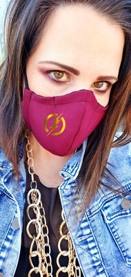 Maroon Flash Mask Maroon Flash Mask
