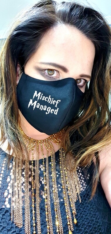Mischief Managed Black Mask