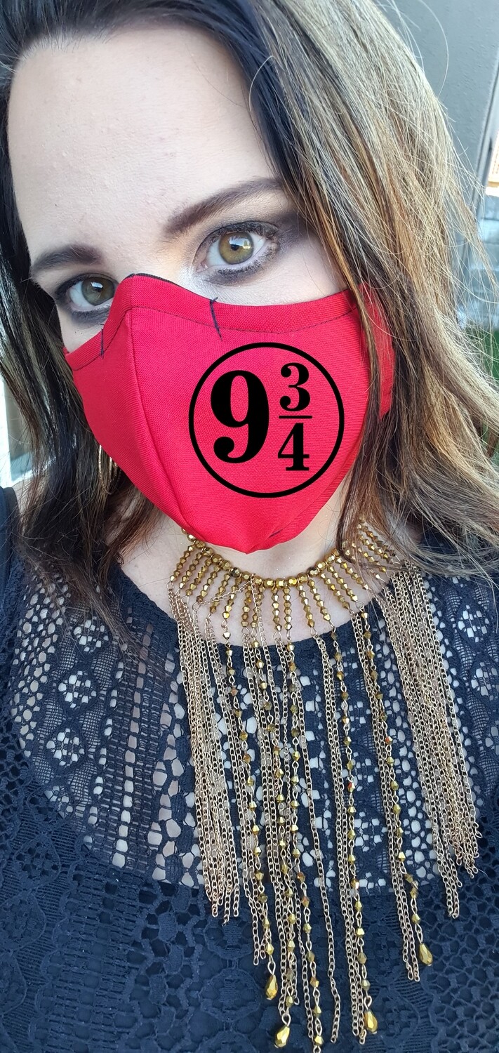 Platform 9 and 3/4 Red Mask Platform 9 and 3/4 Red Mask