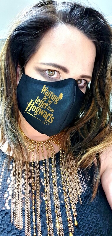 Hogwarts letter Gold Mask