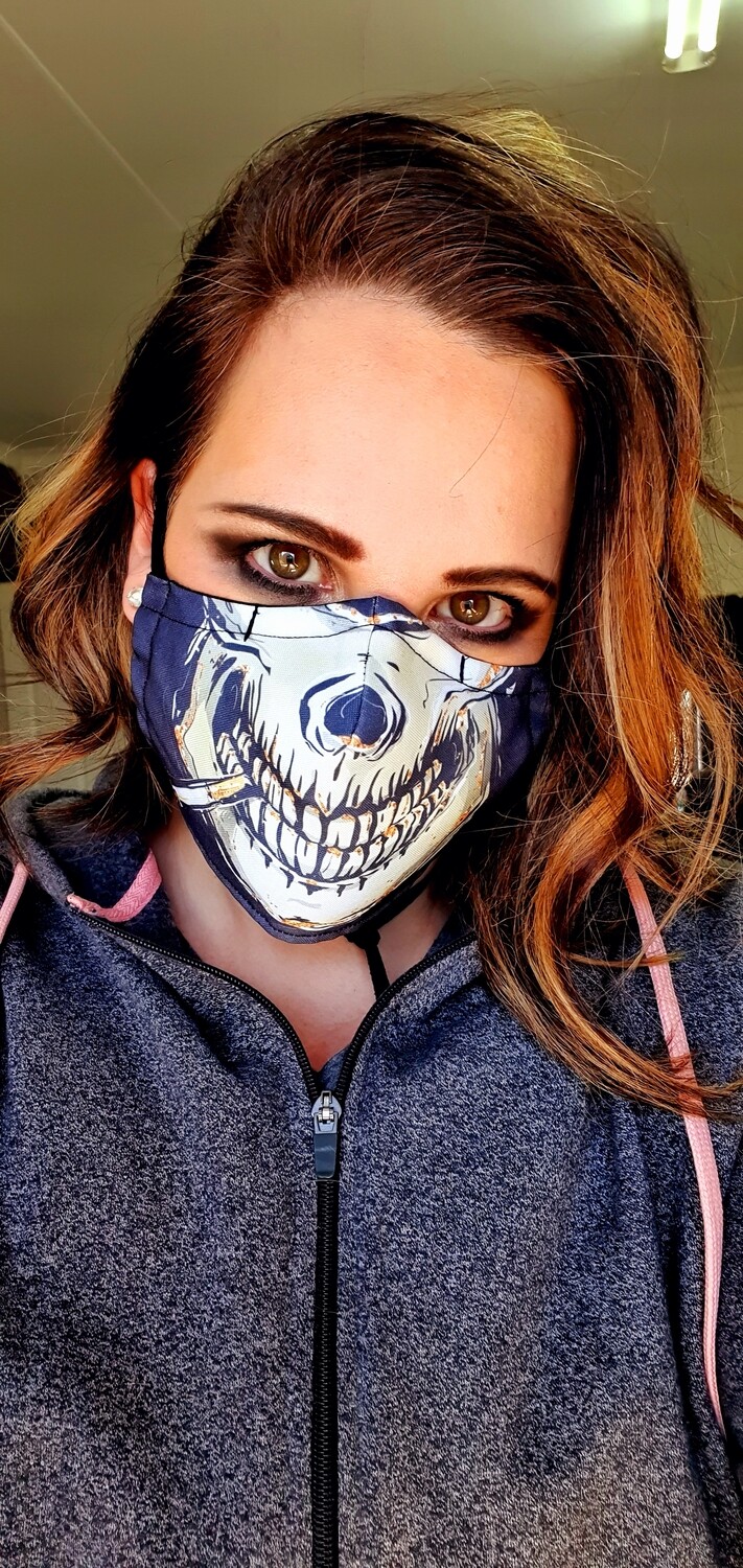 James Dean Skull Sublimation Mask