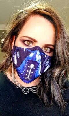 Mortal Kombat Sublimation Mask Mortal Kombat Sublimation Mask