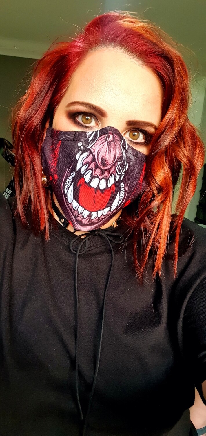 Red Tounge Mask Red Tounge Mask