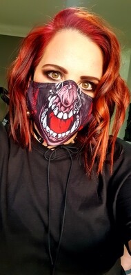 Red Tounge Mask Red Tounge Mask