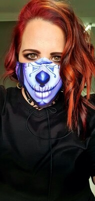 Purple Skull Mask