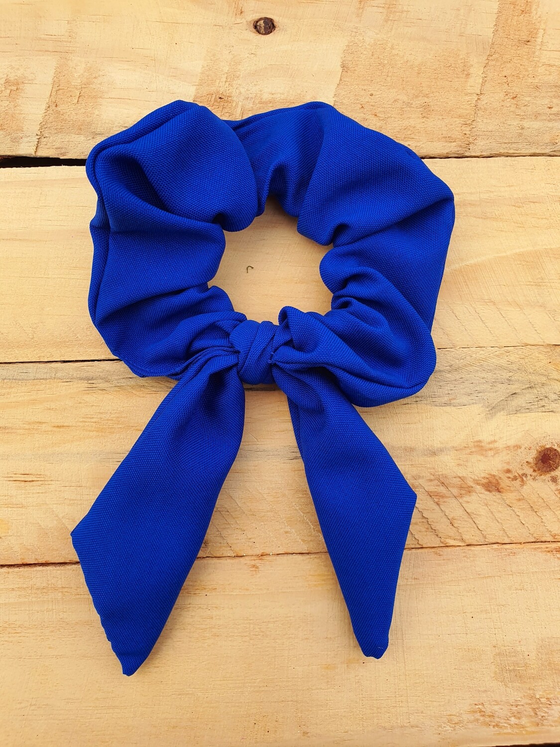 Royal Blue School Scrunchie
