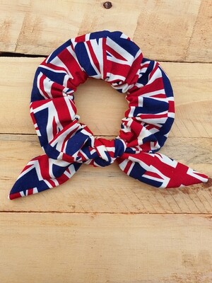 Union Jack Scrunchie