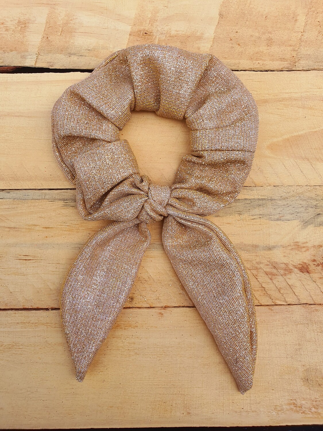 Light Gold Scrunchy