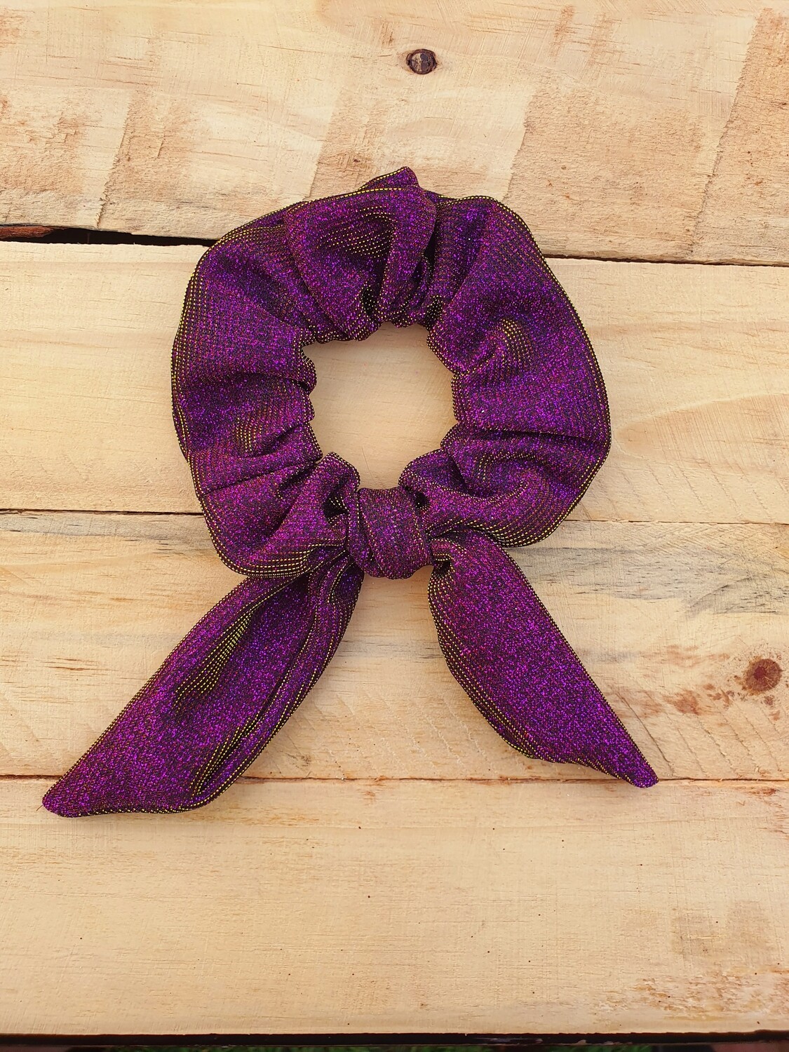 Purple Glitter Scrunchie Purple Glitter Scrunchie