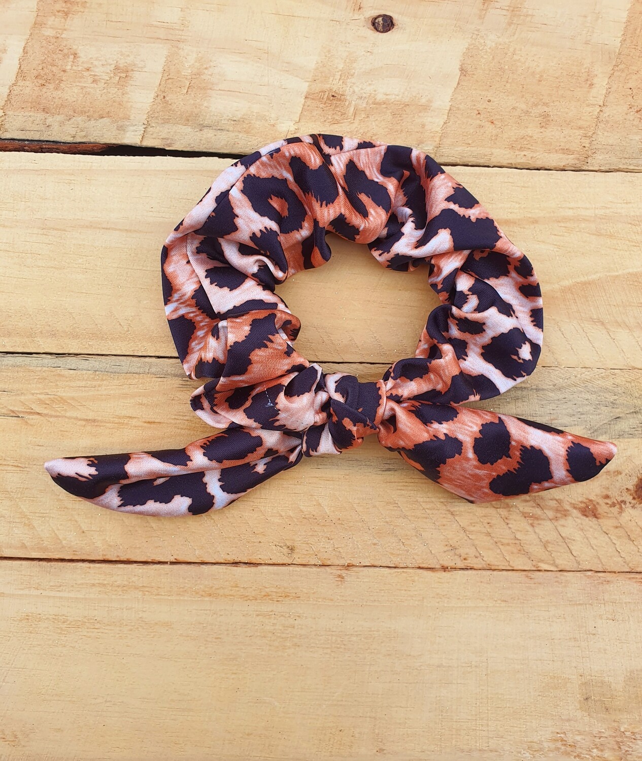 Leopard Print Scrunchy