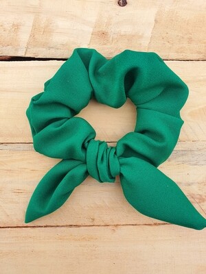 Bright Green School Scrunchy