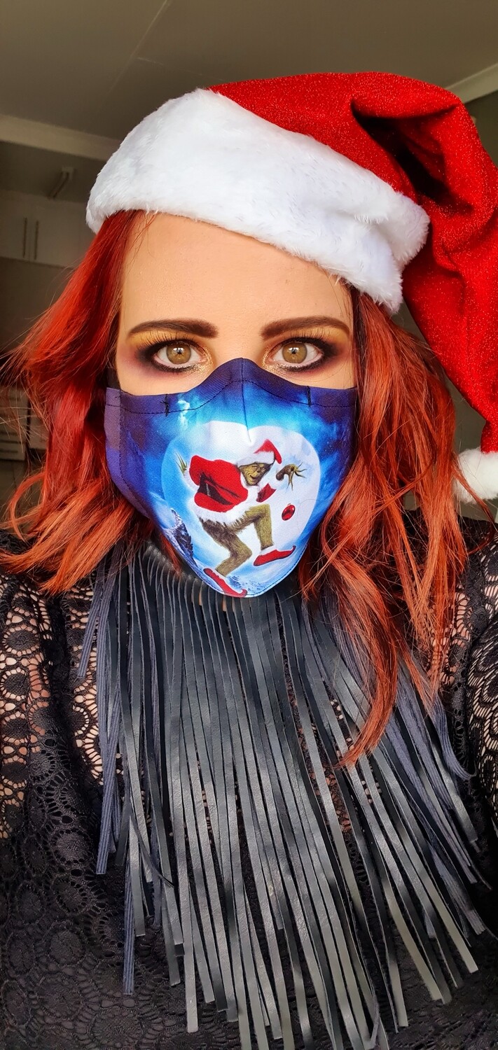 The Grinch who stole Christmas Sublimation Mask