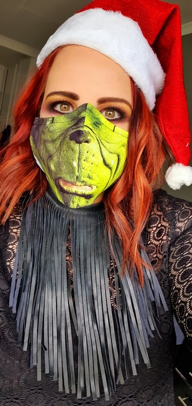 The Grinch Sublimation Mask